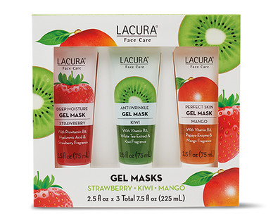 Lacura Fruit Gel Face Masks