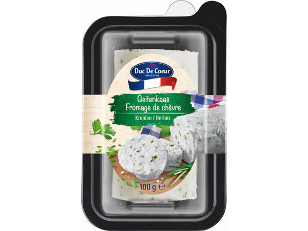 Spécialités au fromage de chèvre frais