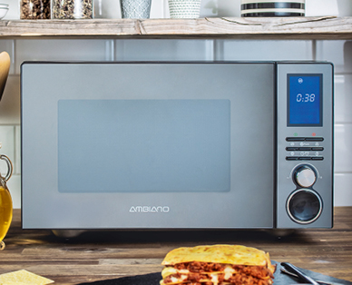 Micro-ondes en acier inoxydable 4 en 1 AMBIANO