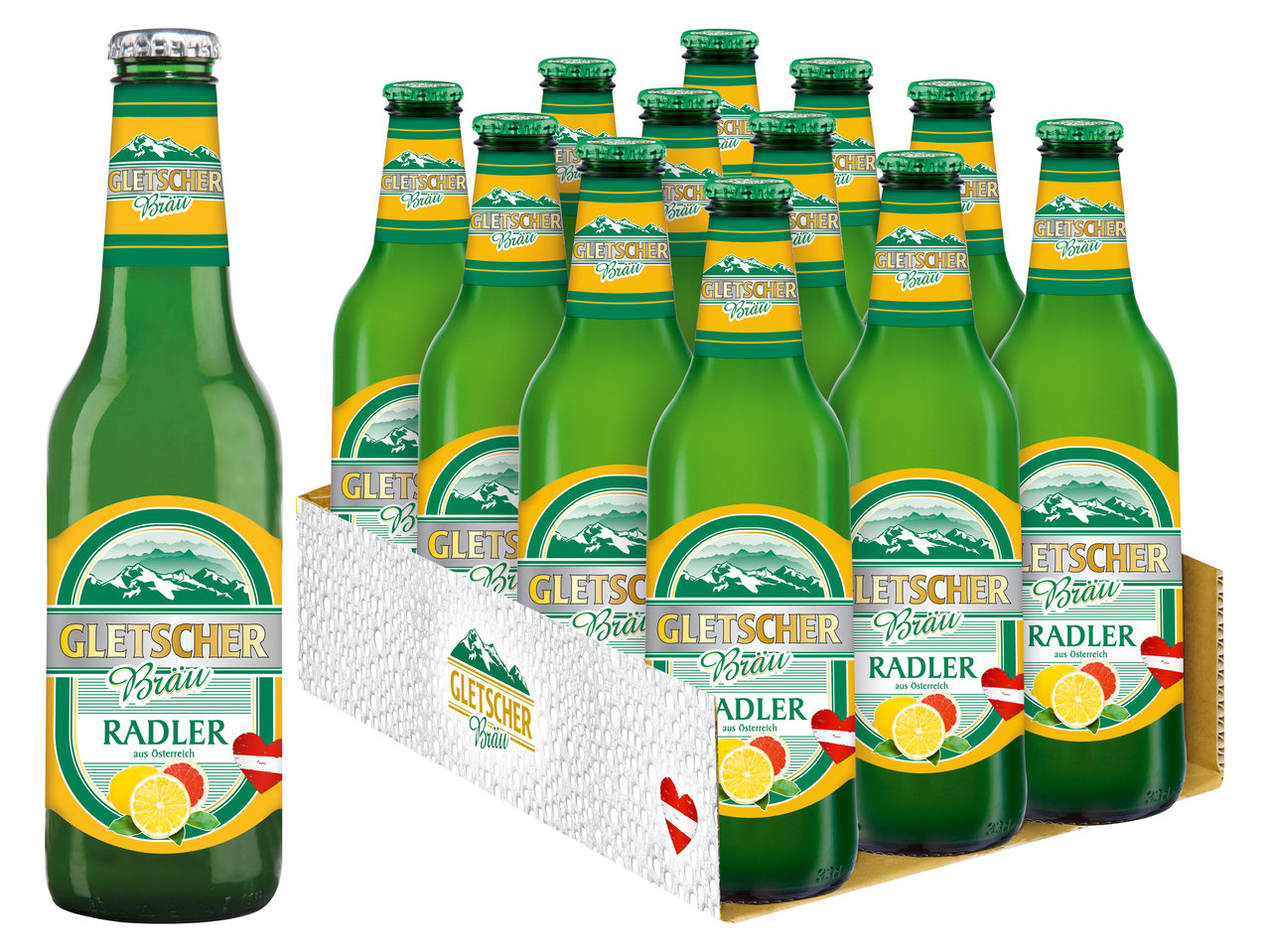 GLETSCHERBRÄU Zitronen-Grapefruit-Radler