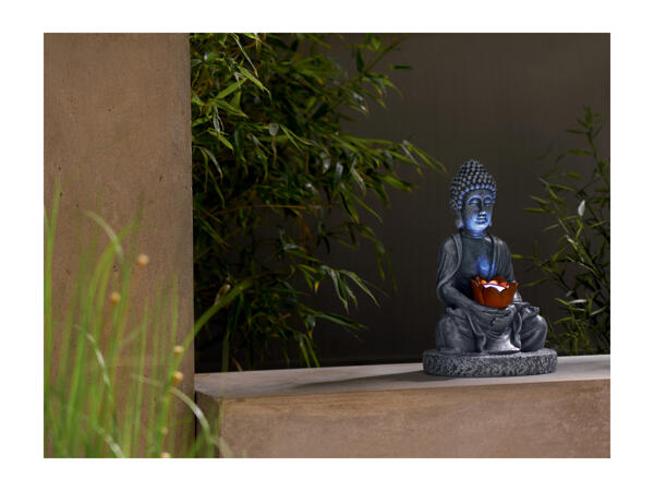 Livarno Home Solar Buddha/Solar House Ornament