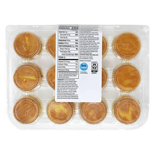 Pumpkin Spice Flavored Mini Cupcakes, 12 count