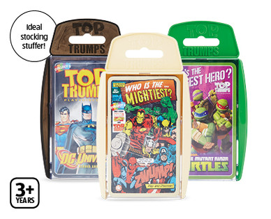 TOP TRUMPS CARD GAMES OR ACTIVITY PACKS