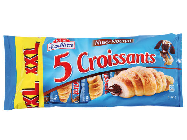 Croissants mit Nuss-Nougat-Füllung 5x 65 g