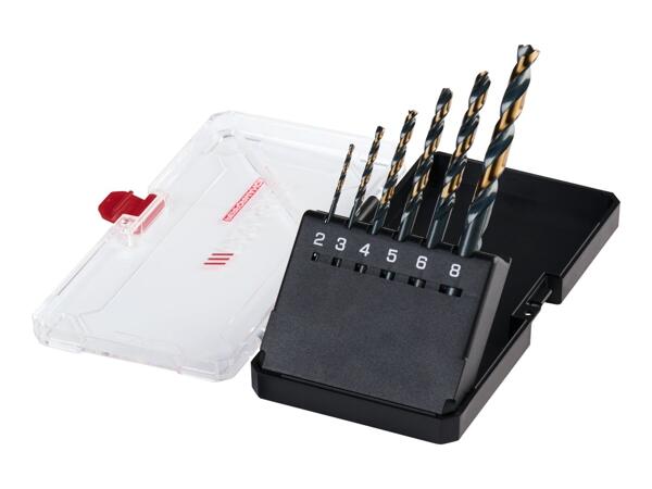 Drill bit set, 6 or 7 pieces
