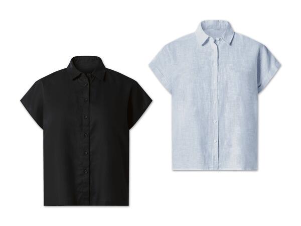 Damen Leinenbluse