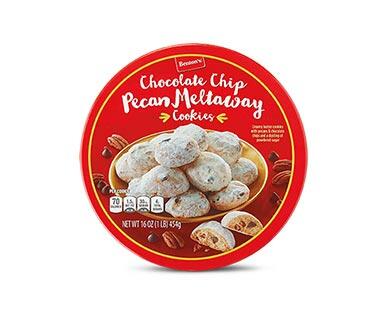 Benton's 
 Pecan Meltaways Butter Pecan or Chocolate Chip