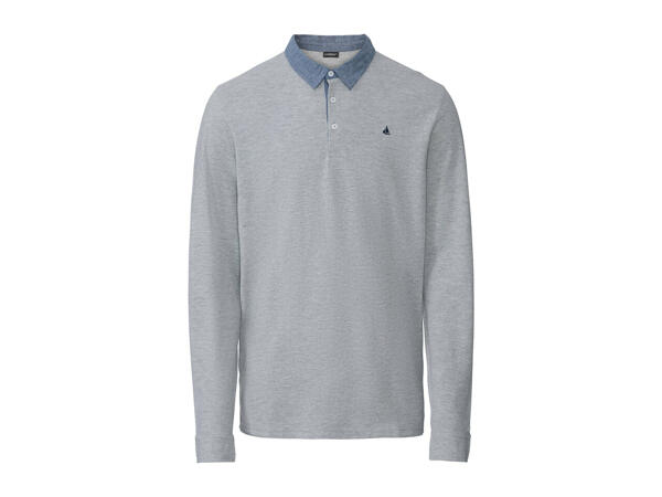 Livergy Men's Long Sleeve Polo Shirt