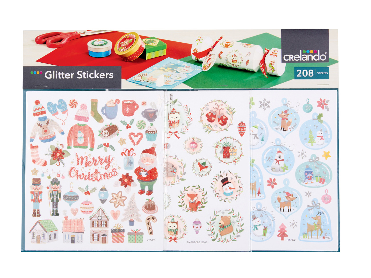 CRELANDO Greeting Card Set/ Sticker Set