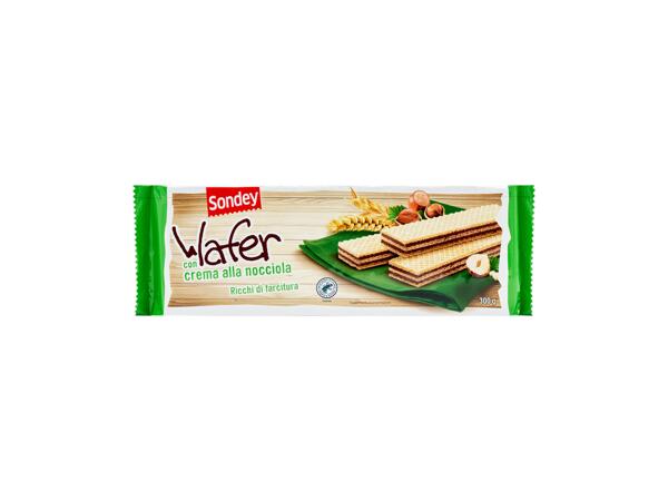 Hazelnut wafers