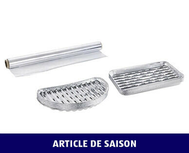BBQ
BARQUETTES/ PAPIER ALUMINIUM POUR BARBECUE