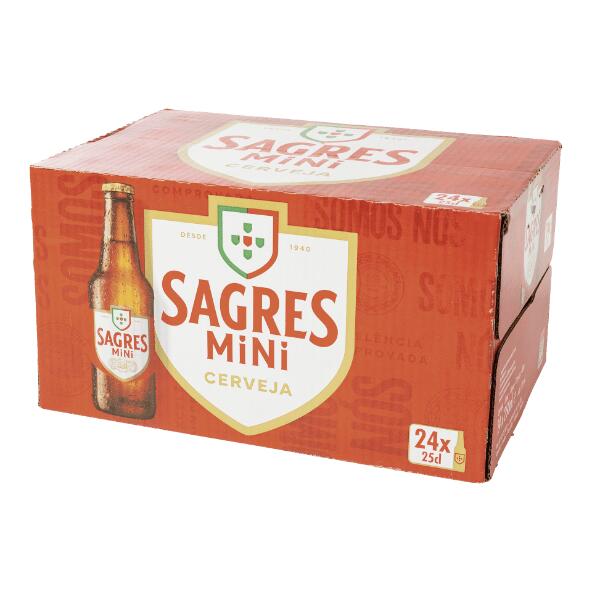 SAGRES(R) 				Pilsner Bier, 24 St.