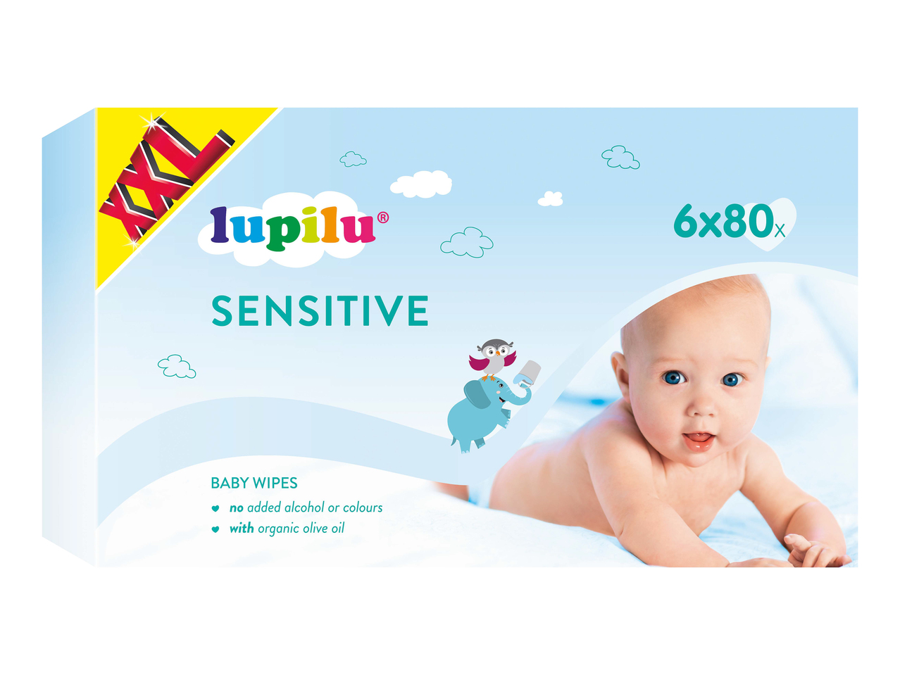 Lingettes humides pour bébé (uniquement en Suisse alémanique et au Tessin)