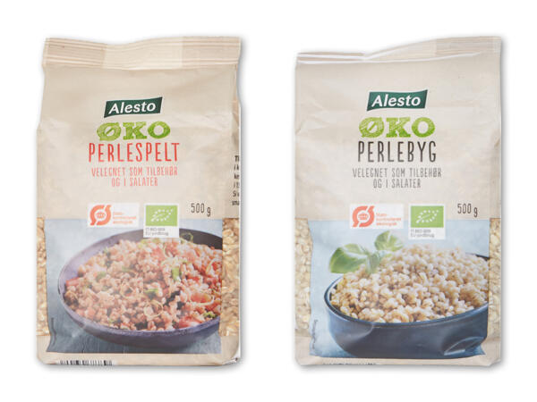 Økologisk perlespelt eller -byg
