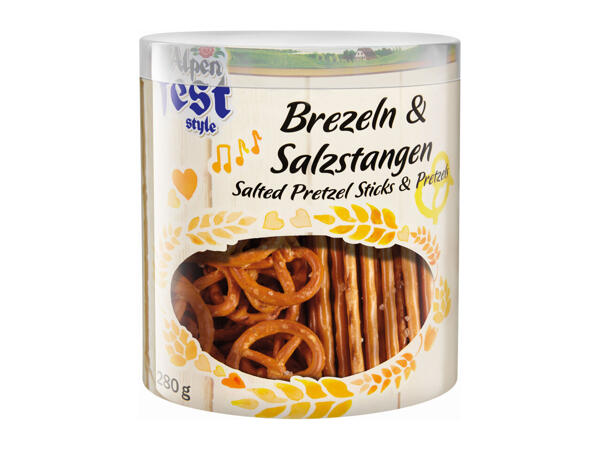 Alpenfest Salted Pretzel Sticks & Pretzels