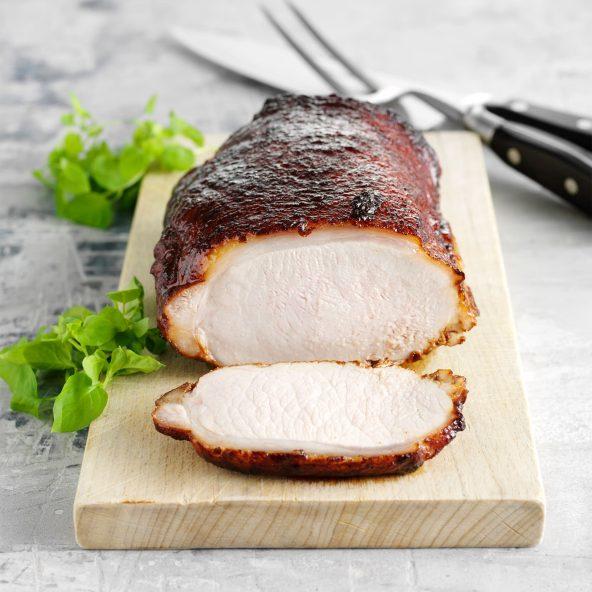 BBQ-marineret kamfilet af dansk gris