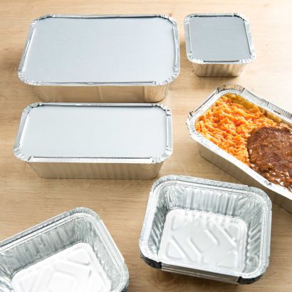 Barquettes à four en aluminium