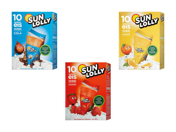 Sucettes glacées Sun Lolly