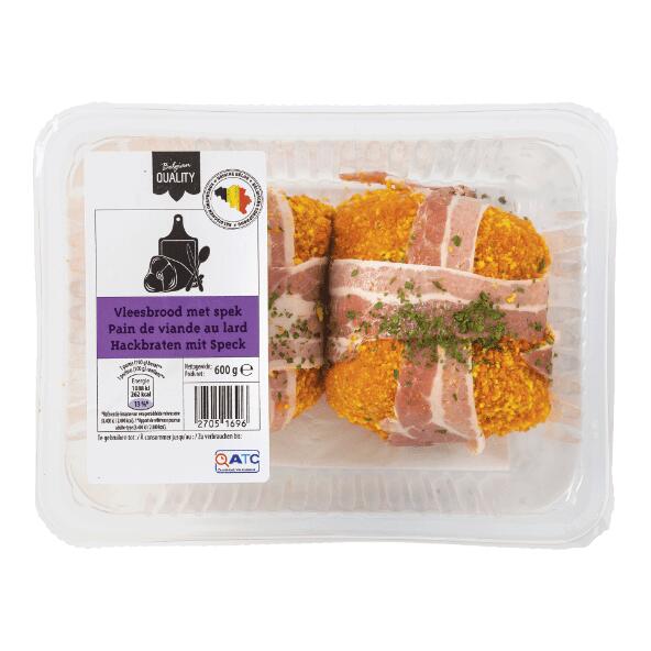 Vleesbrood met spek