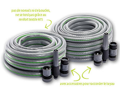 Lot avec tuyau de jardin GARDENLINE(R)