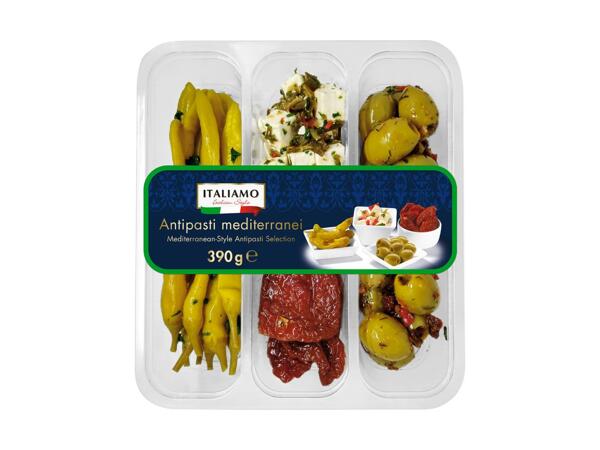 Mediterranean Style Antipasti Selection