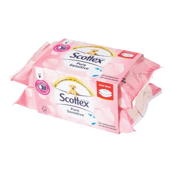 SCOTTEX(R) 				Vochtig toiletpapier, 2-pack