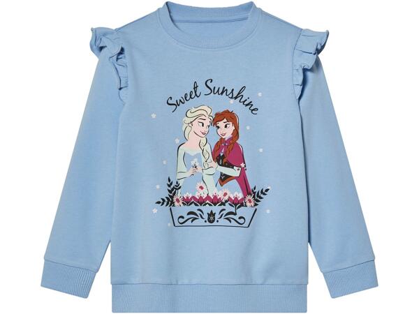 Girls' Sweatshirt "Frozen, Minnie Mouse, Stitch"