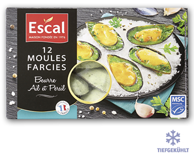 ESCAL Miesmuscheln mit Kräuterbutter