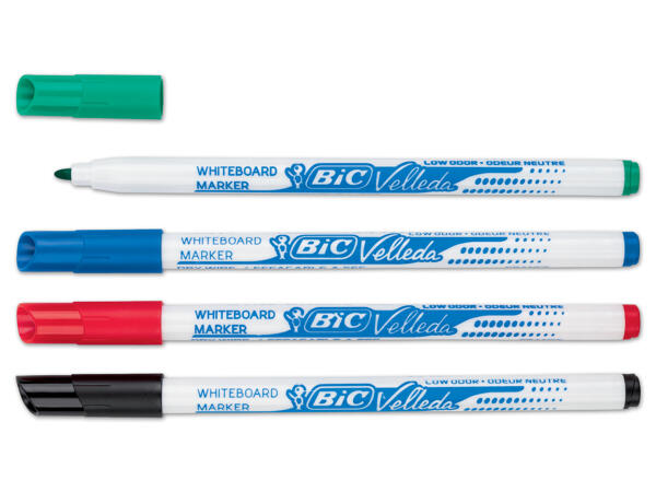 Bic(R) Velleda(R) Whiteboard/ Whiteboard-Stifte, 4 Stück
