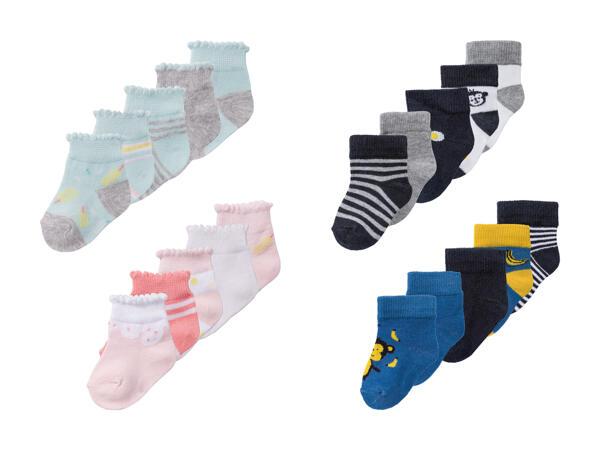 Socquettes pour bébé, 5 paires