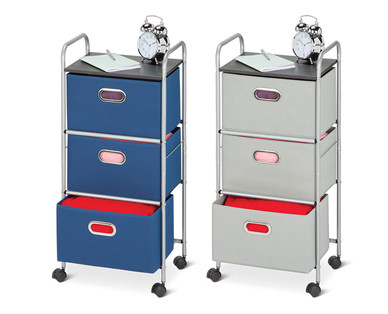 Easy Home 3-Drawer Storage Cart
