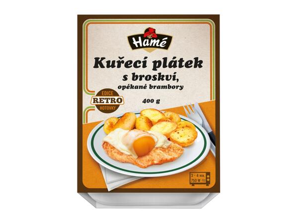 KUŘECÍ PLÁTEK S BROSKVÍ