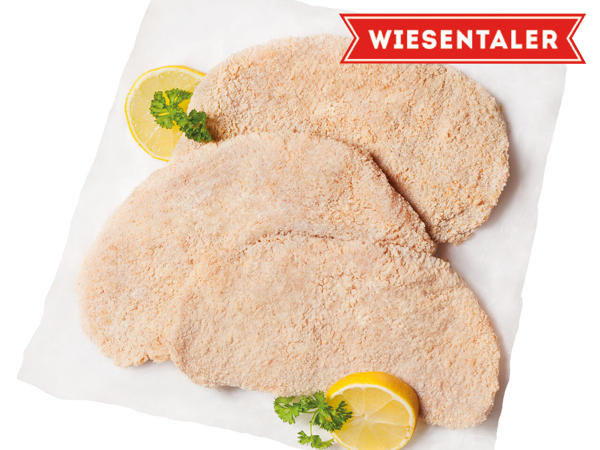 WIESENTALER Frische österreichische Wiener Schnitzel paniert