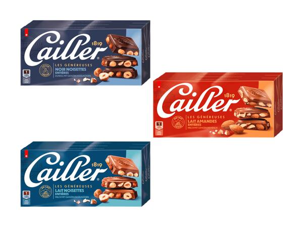 Tablettes de chocolat, pack de 3