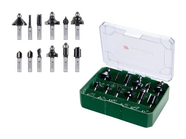 Fräsbit-Set, 12 teilig