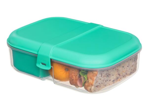 Lunch box, lunch box with bottle or bottles, 2 pieces