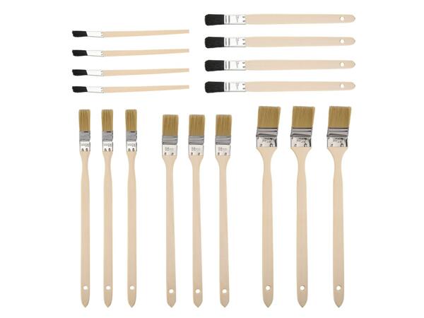 Paintbrush set, 17 pieces