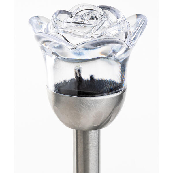 LED-Solar-Gartenstecker "Rose"