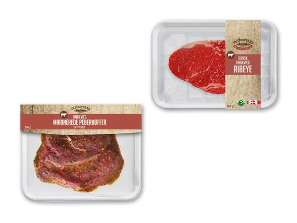 Dansk ribeye eller peberbøf