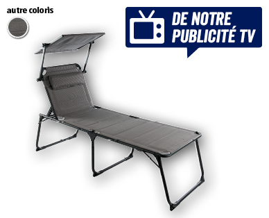 Chaise longue XXL en aluminium GARDENLINE(R)
