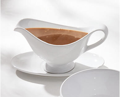 Stoneware Gravy Boat or Sauce Jug