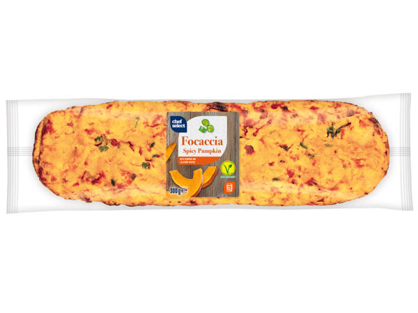 Spicy Focaccia with Pumpkin