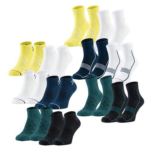 CRANE Damen-/Herren-Socken, Doppelpkg.