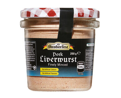 Oktoberfest Pork Liverwurst 250g