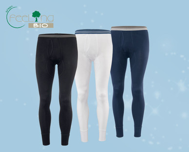 GREEN FEELING BIO Herren-Unterhose lang, Baumwolle (Bio)