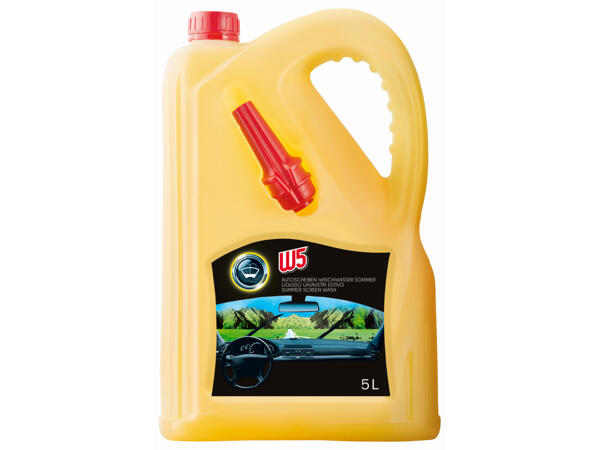 Summer screen wash