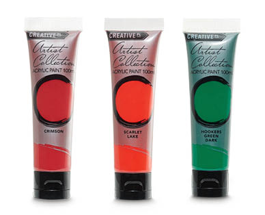 Acrylic Artist Paint Tubes 100ml