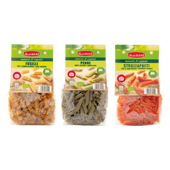 Biopeulvruchtenpasta