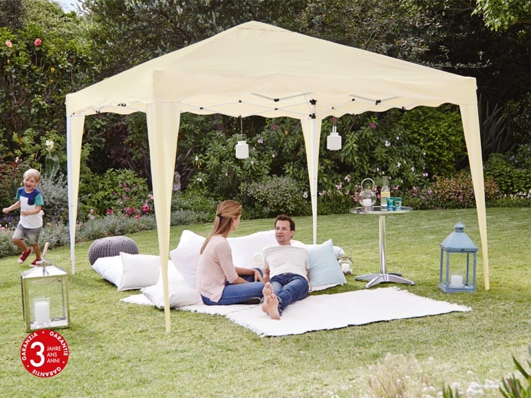 Tonnelle pliable en aluminium