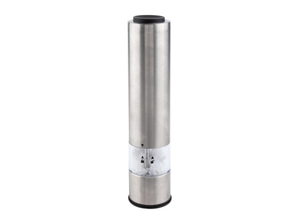 Silvercrest Stainless Steel Electric Salt or Pepper Mill